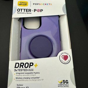 *NEW* OtterBox Otter + POP Symmetry Case for iPhone 12/12 Pro (Violet Dusk)